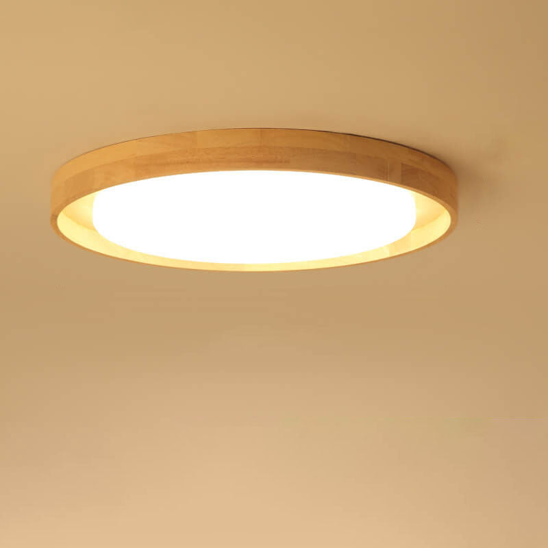 FantasiaLog Japanese Inspired LED Deckenleuchte | Minimalistisch | Warmes Licht | Dimmbar | Moderne Wohnzimmerbeleuchtung