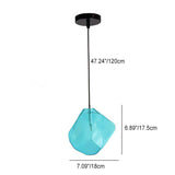 Glasvara Pendelleuchte | Modernes Glasdesign | Unregelmäßige Form | Wohnzimmerlicht
