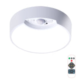 SenseLux Runde LED Deckenleuchte | Bewegungssensor | Weißes Licht | Batteriebetrieben & Wiederaufladbar