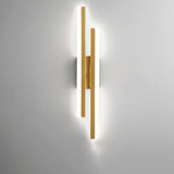 LuxLine Moderne LED Wandlampe | Minimalistisches Design | Eisen & Acryl | Dimmbares Licht