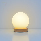 LumoAura USB LED Tischlampe | Wiederaufladbar | Warmes Licht | Minimalistisches Design für Zuhause