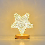 LunaStar Tischlampe | Nordic Design | Mond & Stern | LED USB | Stimmungslicht