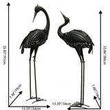 SolarCrane Tierfiguren LED Solar Gartenleuchte | Wasserdicht | Landschaftslicht für Terrasse & Außenbereich