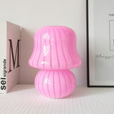 MushLume Glas Tischlampe | Französisches Design | Handgefertigt | Pilzform | Deko & Beleuchtung
