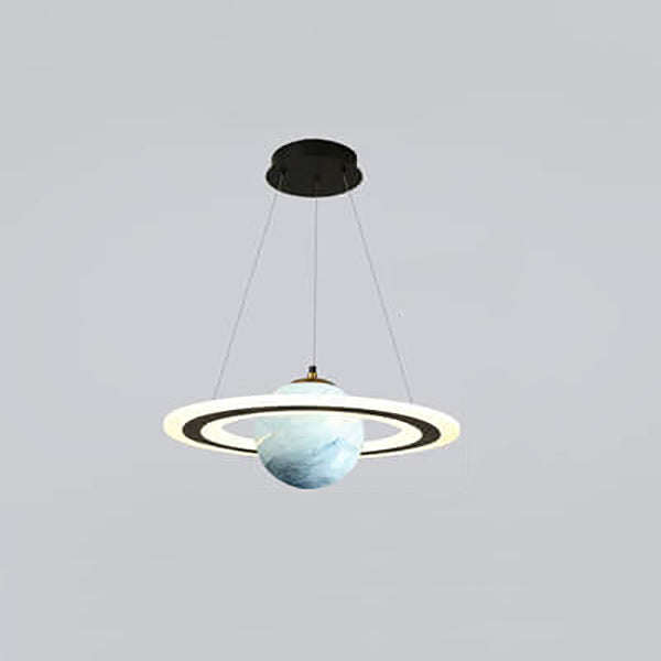 NovaOrbit Kids LED Kronleuchter | Kreatives Weltraumdesign | Dimmbar & Farbenfroh | Modern