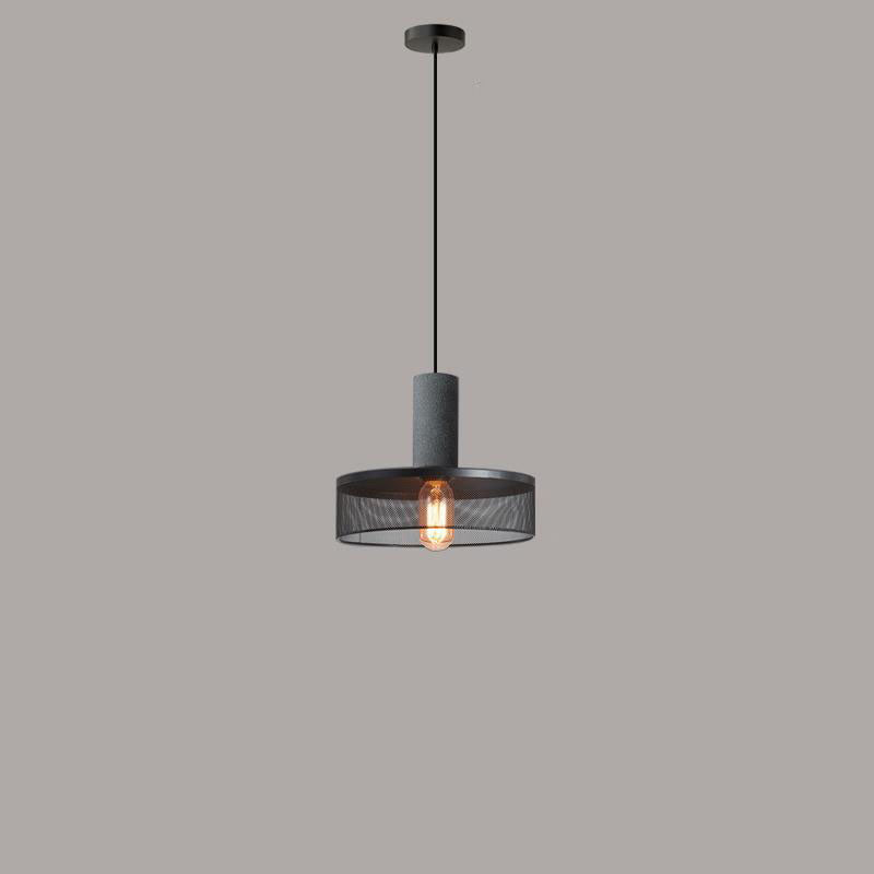 UrbanTaper Industrial Design Zement Pendelleuchte | Zylindrische Form | Moderner Look | Perfekt für Wohnzimmer