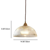 ClaraDome Pendelleuchte | Moderne Glas-Kuppel | Pot Lid Design | Verschiedene Größen
