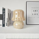 MushLume Glas Tischlampe | Französisches Design | Handgefertigt | Pilzform | Deko & Beleuchtung