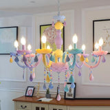 LumiÉtoile Kinder Kronleuchter | Moderner Candelabra-Stil | Kristallglas | 5-15 Lichter