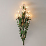 FloraLux Wandlampe | Modern Minimalist Design | 6/10-flammig | Glasblüten | Dekorative Beleuchtung