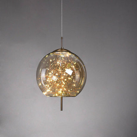 LumoSphere Nordic Pendelleuchte | Zylinder Oval Design | Glas-Lampe | Dimmbares LED Licht | Schlafzimmer & Wohnräume