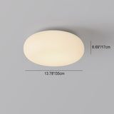 LunaForma Minimalistische LED Deckenleuchte | Ovales Design | Dimmbares Licht | Modernes Schlafzimmerlicht