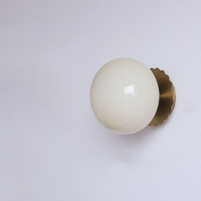 BrightVintage Minimalist Wandleuchte | Eisen & Glas | Modernes Vintage-Design