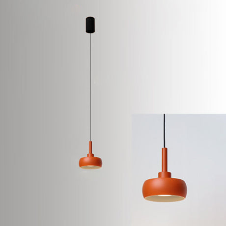 Illuro Nordic Minimalist Pendelleuchte | Aluminium-Kuppel | LED Deckenleuchte | Höhenverstellbar | Für Esszimmer & Büros