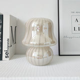 MushLume Glas Tischlampe | Französisches Design | Handgefertigt | Pilzform | Deko & Beleuchtung