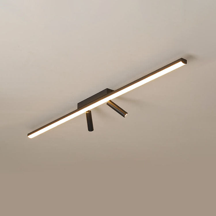 LumiTrack Nordic LED Deckenleuchte | Minimalistisches Design | Spotlights auf Acrylbasis | Modern & Energieeffizient