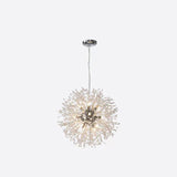 LuxaLume Skandinavischer Kronleuchter | Kristall & Metall | 8/9/12/16 Flammen | Modernes Design für Schlafzimmer & Wohnzimmer