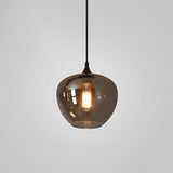SmokeLume Glas Pendelleuchte | Modernes Design | Rauchgraues Glas | LED Beleuchtung | Perfekt für Zuhause