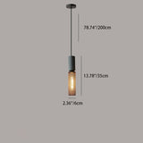 UrbanTaper Industrial Design Zement Pendelleuchte | Zylindrische Form | Moderner Look | Perfekt für Wohnzimmer