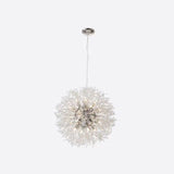 LuxaLume Skandinavischer Kronleuchter | Kristall & Metall | 8/9/12/16 Flammen | Modernes Design für Schlafzimmer & Wohnzimmer