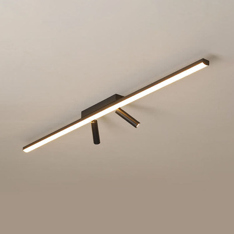 LumiTrack Nordic LED Deckenleuchte | Minimalistisches Design | Spotlights auf Acrylbasis | Modern & Energieeffizient