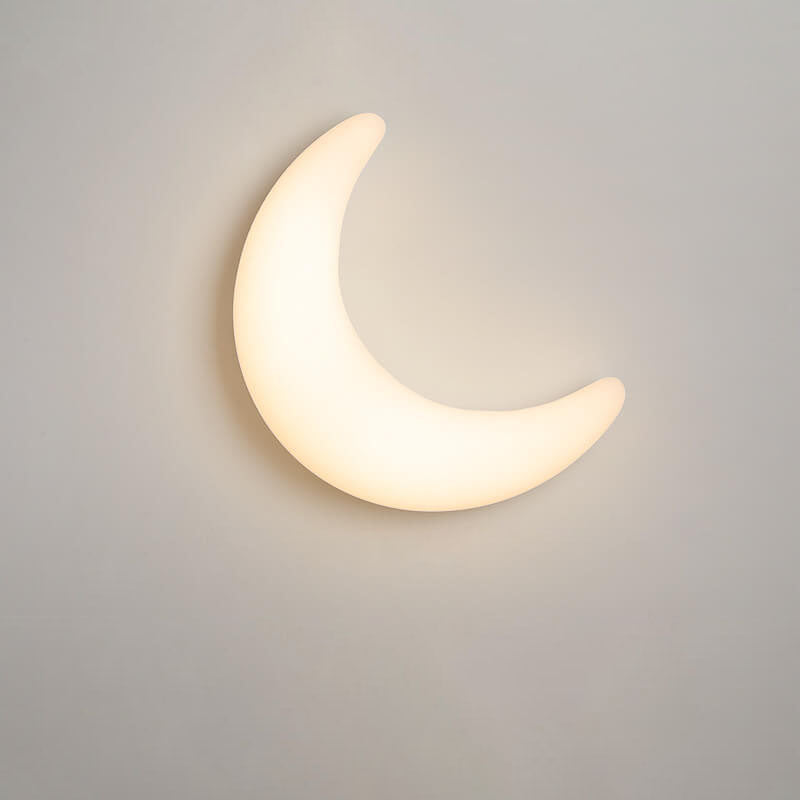 LunaGlide LED Wandleuchte | Modernes Design | Mond-Optik | Dimmbar | Acryl