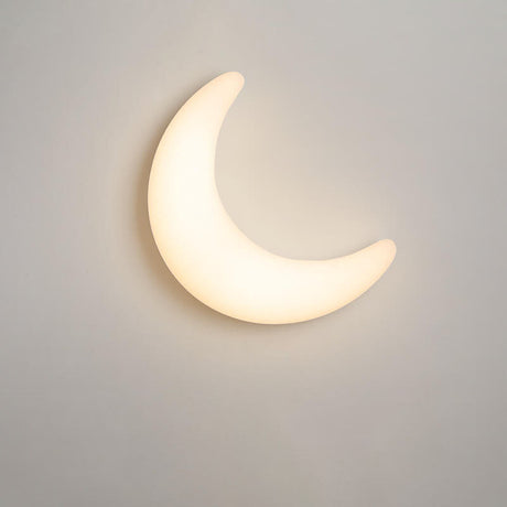 LunaGlide LED Wandleuchte | Modernes Design | Mond-Optik | Dimmbar | Acryl