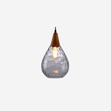 LuxeDrift Tropfenförmige Pendelleuchte | Wasserwellen-Glas | Eleganz für modernes Wohnen