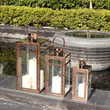 LanternaLuxe Kerzenlaternen 3er-Set | Outdoor Laternen für Garten & Terrasse | Elegantes Design | Windlicht