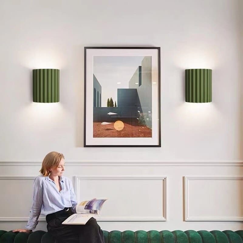 CurveLume Halbkreisförmige LED Wandleuchte | Modernes Design | Energieeffizient | Elegante Wandbeleuchtung