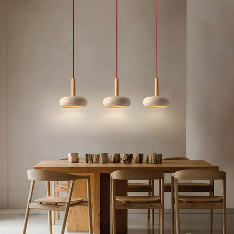 LuxeStone Pendelleuchte aus Naturstein | Elegantes Design | Perfekt für Wohnzimmer & Esszimmer | LED-kompatibel