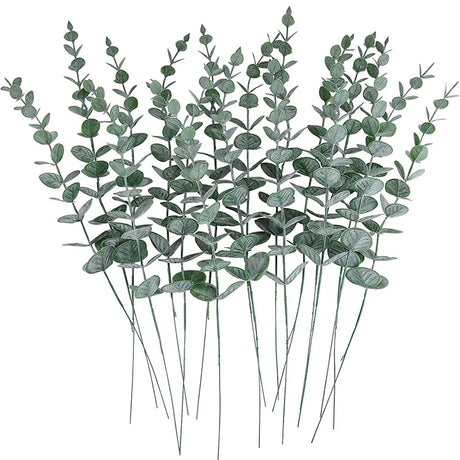 EverLeaf Künstliche Eukalyptus-Zweige | Realistische Deko-Zweige | Langlebige Pflanzen-Optik | Perfekt für Zuhause & Events