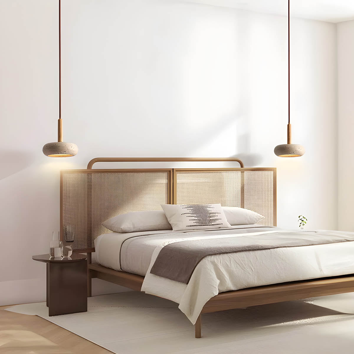 LuxeStone Pendelleuchte aus Naturstein | Elegantes Design | Perfekt für Wohnzimmer & Esszimmer | LED-kompatibel
