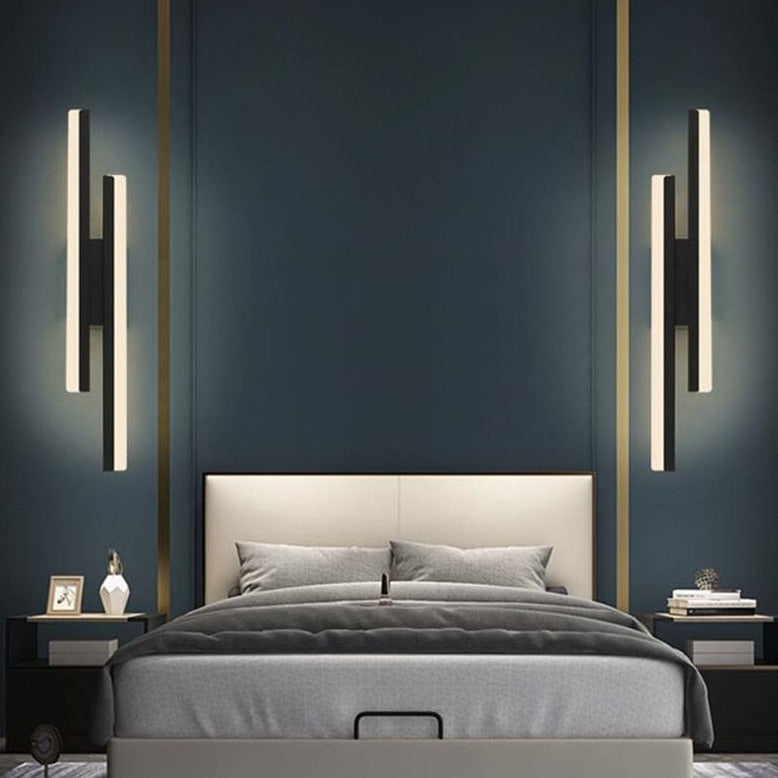 LumiStrip Moderne LED Wandlampe | Minimalistisches Design | Längliches Streifenlicht | Dimmbar & Energieeffizient
