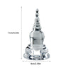 PagodaForm Messing Stupa Turm | Buddhistische Dekoration | Feng Shui Figur | Modell für Zuhause & Meditation