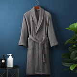 CozyCotton Premium Bademantel aus Baumwolle | Weich & Atmungsaktiv | Perfekt für Herren & Damen | Mit Taschen
