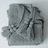 HeartKnit Kuscheldecke aus Chenille | Strickdesign | Für Bett & Sofa | Weich & Gemütlich