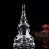 PagodaForm Messing Stupa Turm | Buddhistische Dekoration | Feng Shui Figur | Modell für Zuhause & Meditation