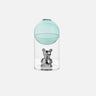 CosmoBear Glasvase | Galaktisches Design | Dekorative Vase | Bärförmige Glasvase für Blumen und Dekoration
