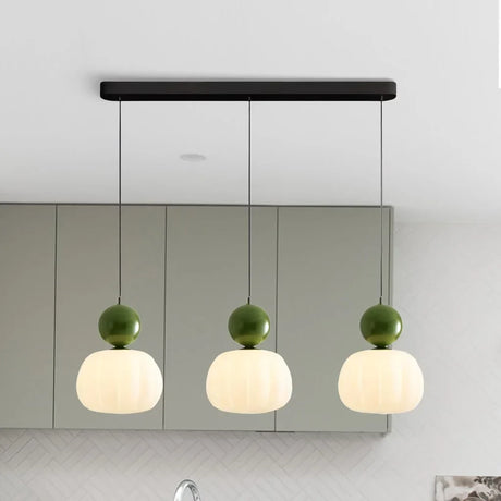 LumiDeco Creme Art Deco Pendelleuchte | Elegantes Design | Hochwertige Beleuchtung | Stilvolle Innenräume