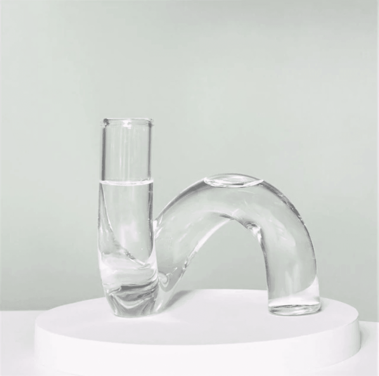 LoopSphere Hydroponik Vase im Kreisdesign | Modernes Pflanzgefäß | Minimalistische Dekoration | Für Zuhause oder Büro