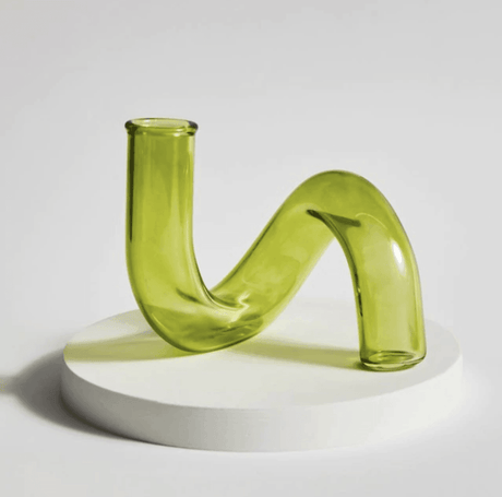 LoopSphere Hydroponik Vase im Kreisdesign | Modernes Pflanzgefäß | Minimalistische Dekoration | Für Zuhause oder Büro