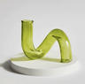 LoopSphere Hydroponik Vase im Kreisdesign | Modernes Pflanzgefäß | Minimalistische Dekoration | Für Zuhause oder Büro