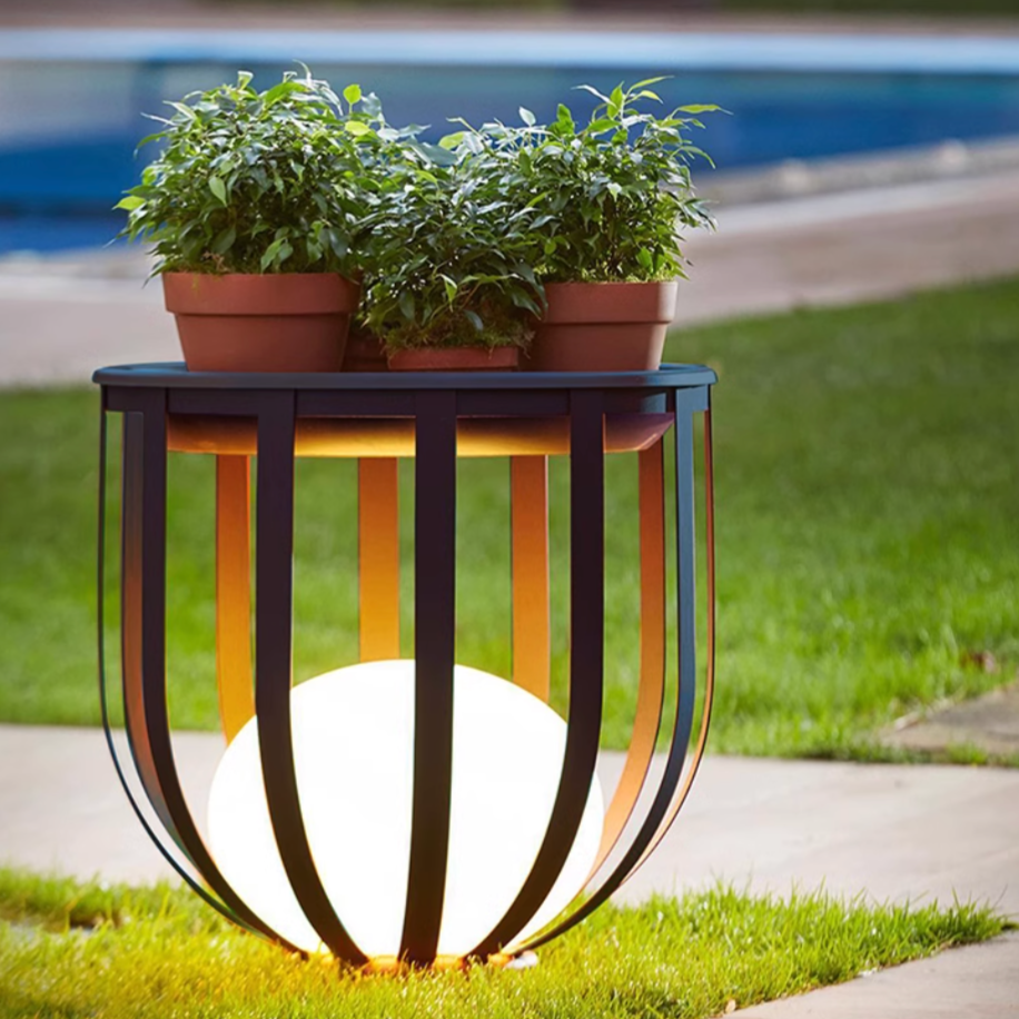 SunBloom™ Solar Blumenständer Lampe | LED Pflanzentopf Beleuchtung | Wasserdichte Garten Deko