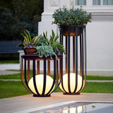 SunBloom™ Solar Blumenständer Lampe | LED Pflanzentopf Beleuchtung | Wasserdichte Garten Deko
