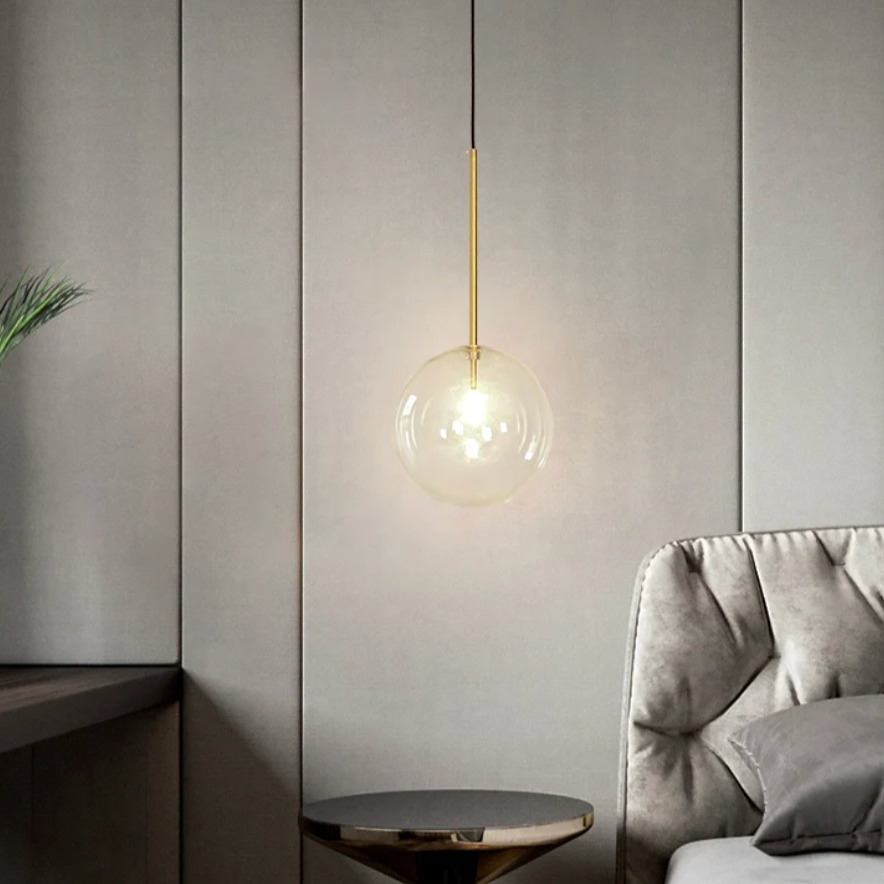CrystalHollow Glas Pendelleuchte | Elegantes Design | Dimmbares Licht | Stilvolle Beleuchtung für Zuhause