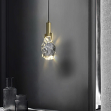 LuxeGlow Kristall Hängeleuchte | Edles Design | Stilvolle Beleuchtung | Perfekte Wand- und Deckenleuchte