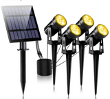 SunScape Solar Gartenleuchten Set | 5-teilig | Kabellos & Wetterfest | Energiesparende LED-Solarleuchten