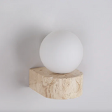 Luxivora LED-Wandleuchte | Moderne Travertin-Optik | Elegante Beleuchtung für Innenräume