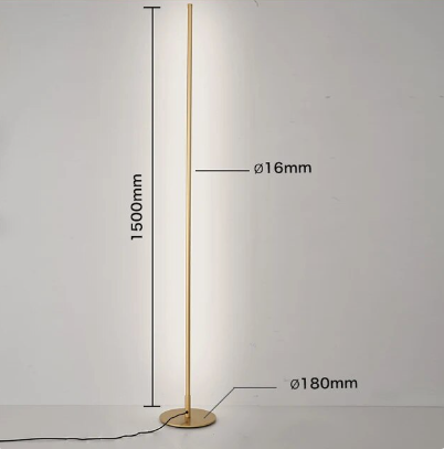 LumiArc Moderne LED Stehleuchte | Dimmbare Bodenlampe | Minimalistisches Design | Stimmungslicht für Wohnzimmer & Büro